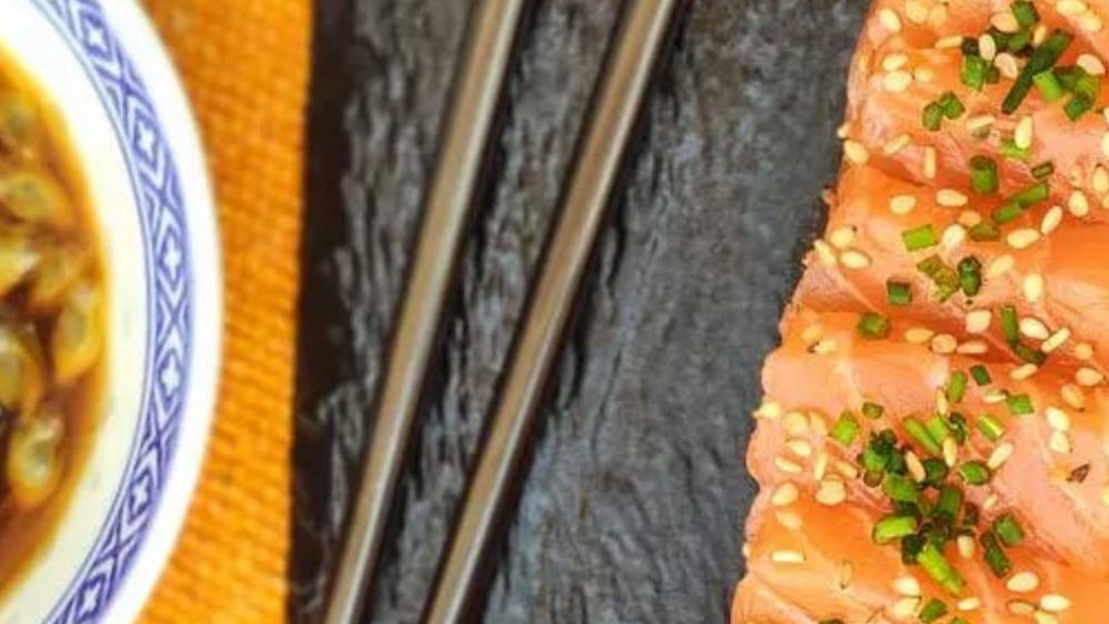 Sashimi saumon