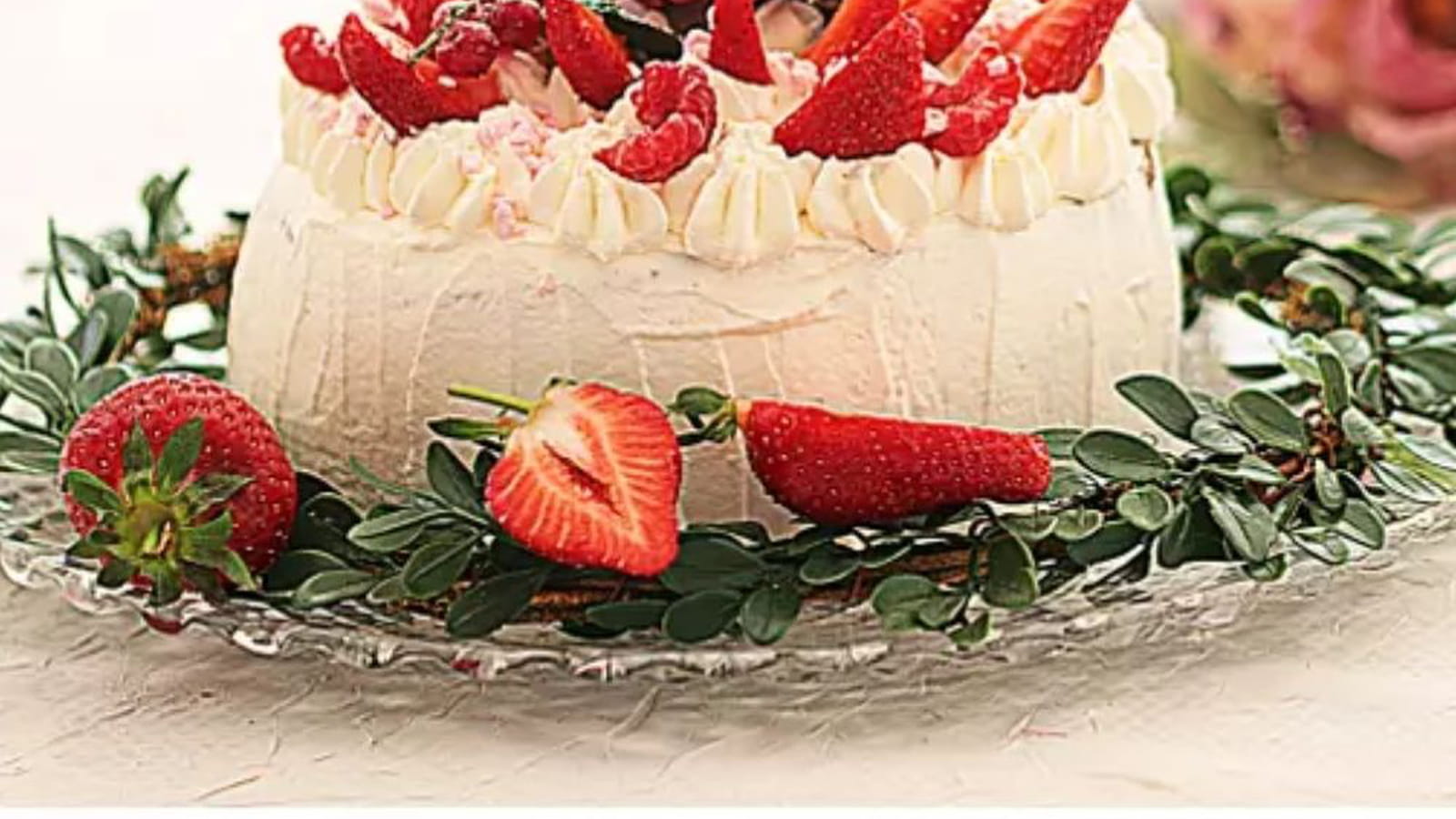 Délicieux gâteau fraises chocolat
