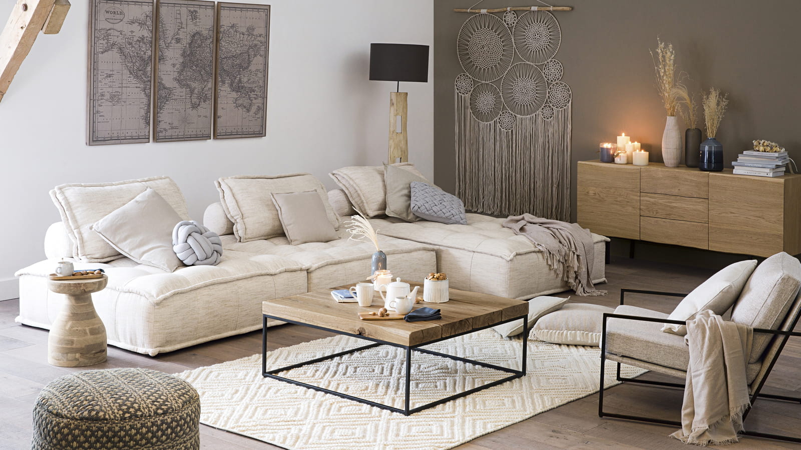 Canapé banquette