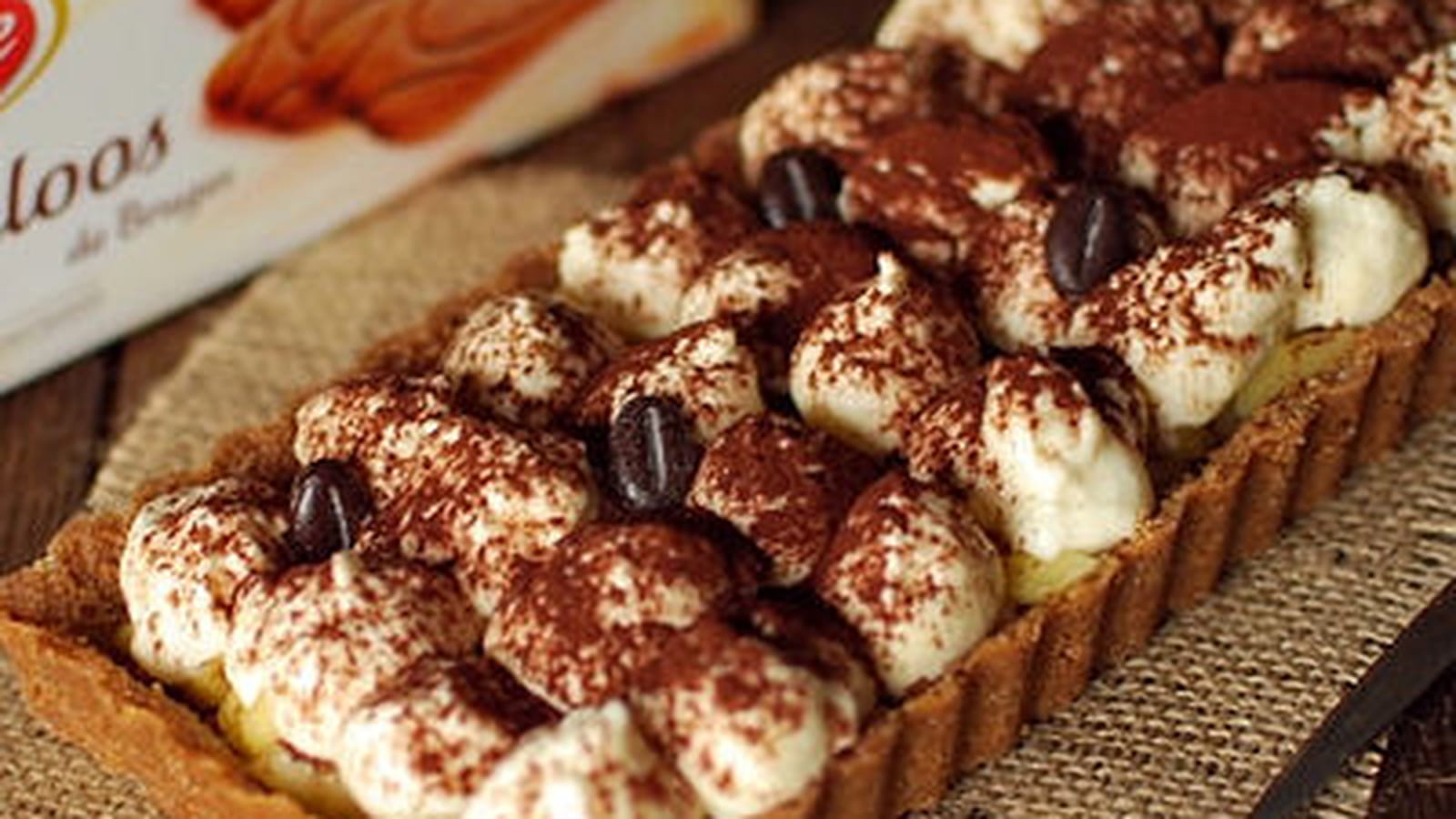 Tarte aux pommes façon tiramisù