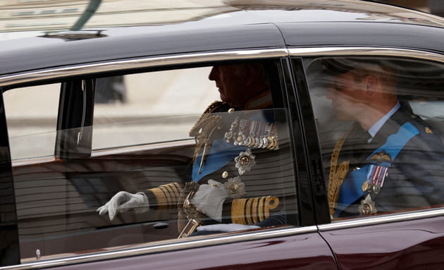 Charles III et le prince William