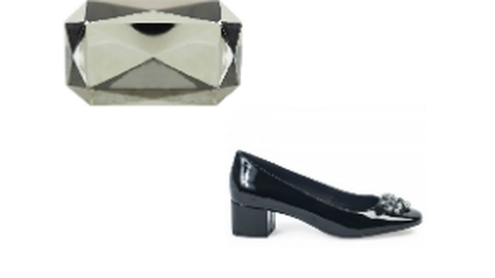 Pochette Miss Selfridge et ballerines André