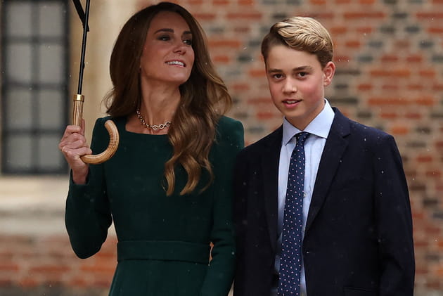 Kate Middleton, fi&egrave;re de son fils George qui fait sa rentr&eacute;e &agrave; Eton
