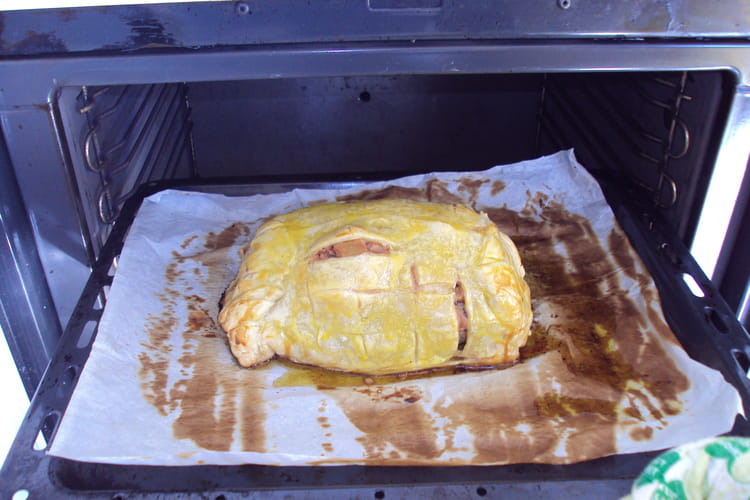 Recette de Rosbeef en pâte feuilletée au foie gras