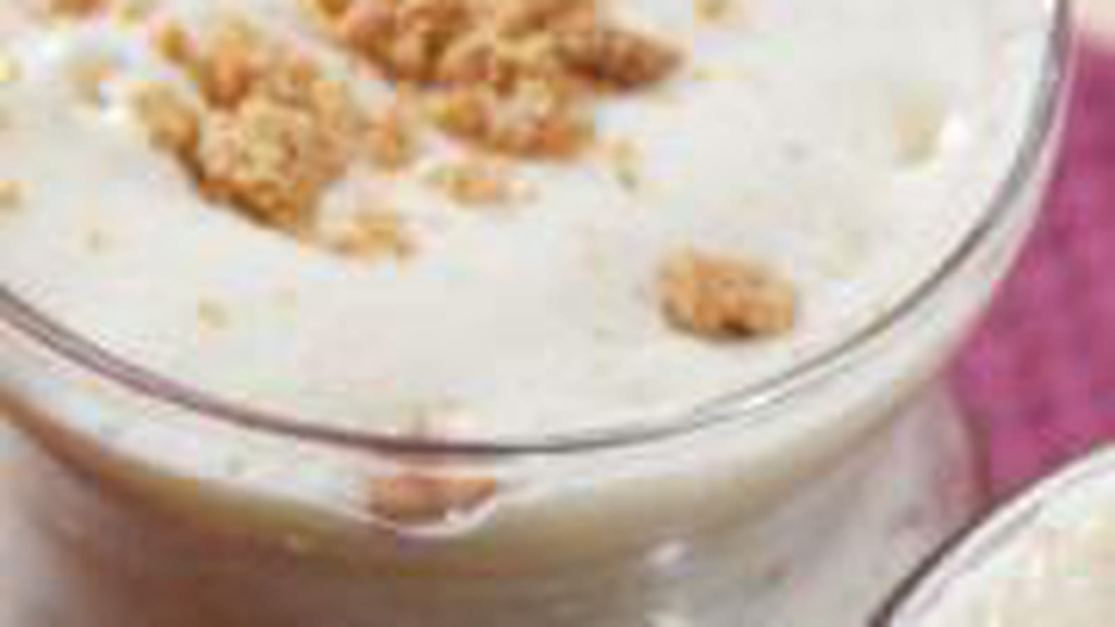 Nuage de quiche lorraine en verrine
