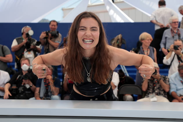 La r&eacute;alisatrice Lola Quivoron au photocall de "Rodeo", le 20&nbsp;mai