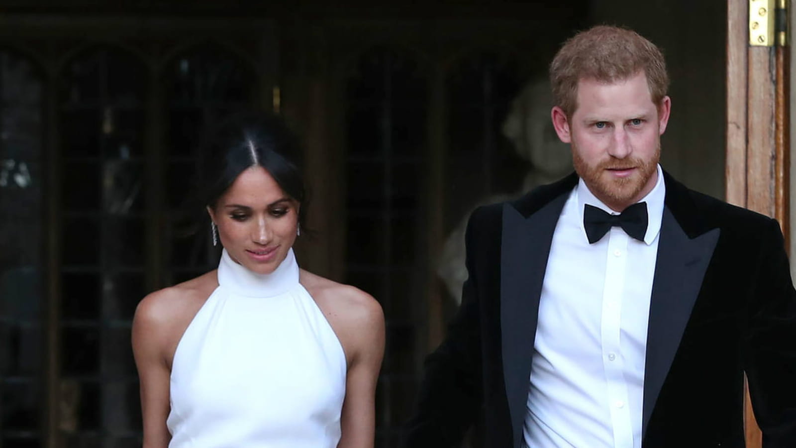 Robe blanche de Meghan Markle 