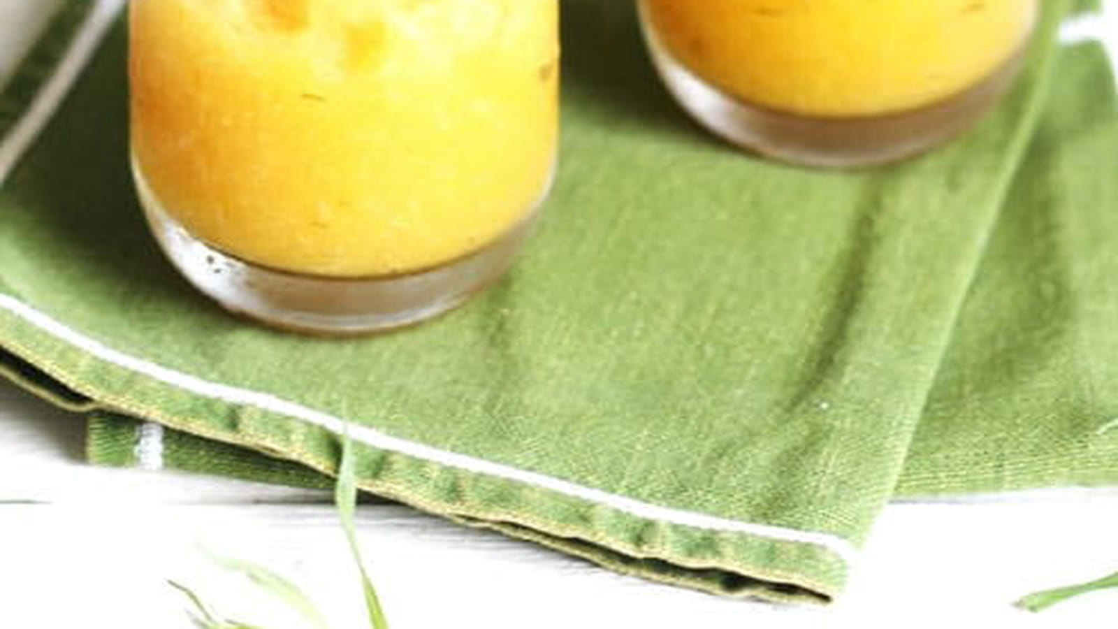 Granité aux nectarines et à l’estragon