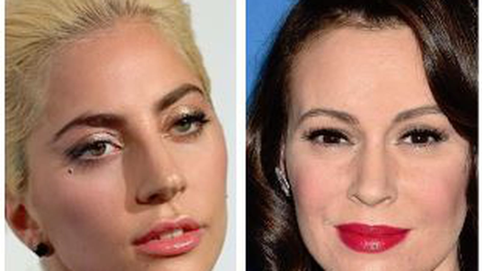Lady Gaga et Alyssa Milano