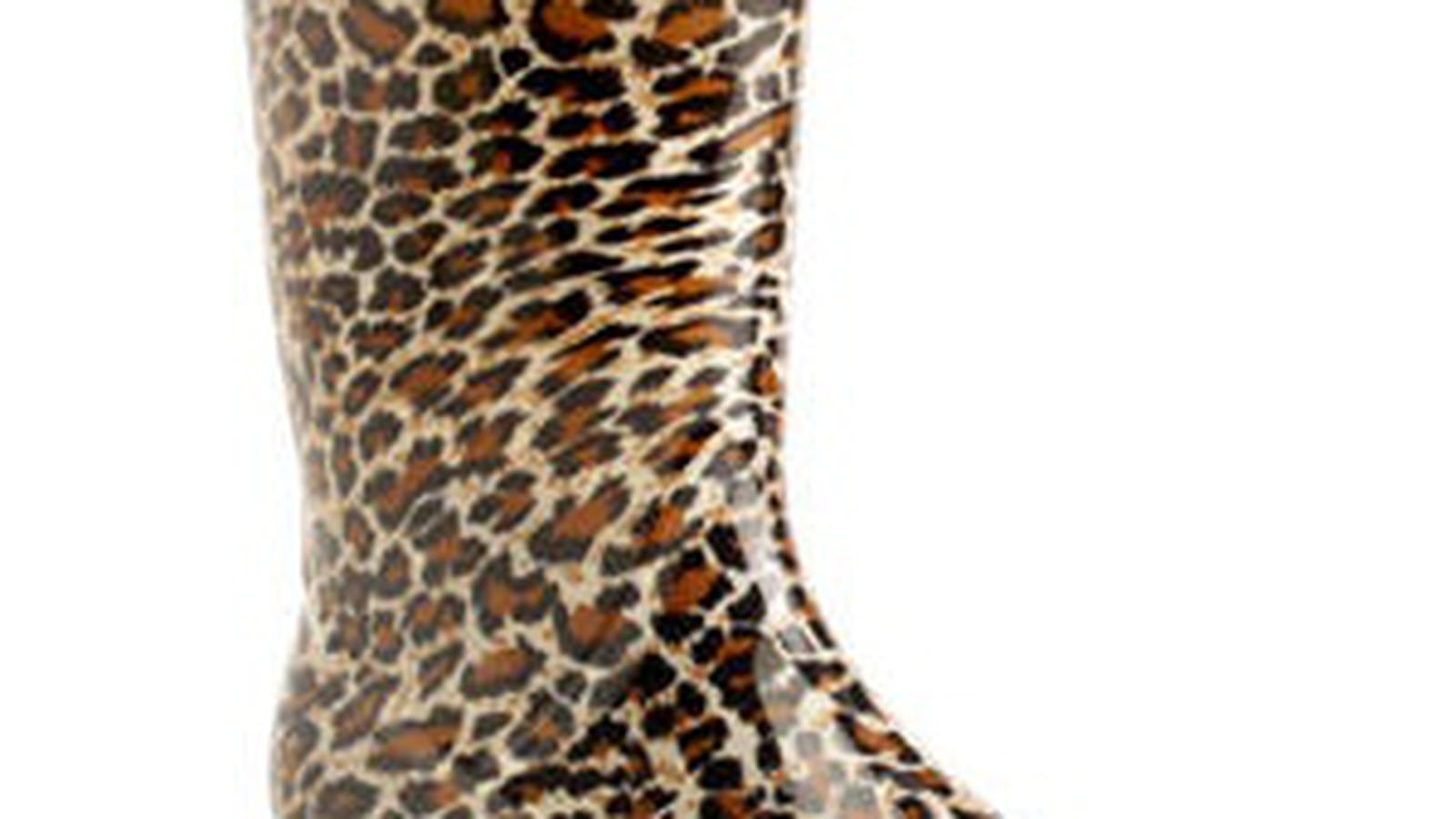 Bottes en caoutchouc léopard de Tex