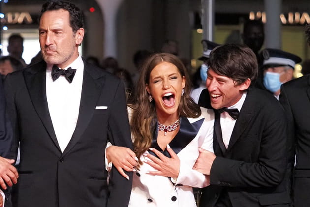 Gilles Lellouche, Ad&egrave;le Exarchopoulos et Hugo Selignac se bidonnent