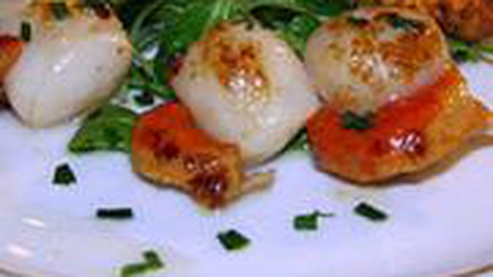 St-Jacques aux huîtres plates panées
