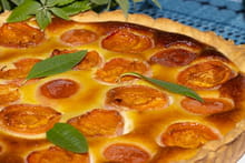 Tarte aux abricots à la crème d'amande à la verveine : Etape 1