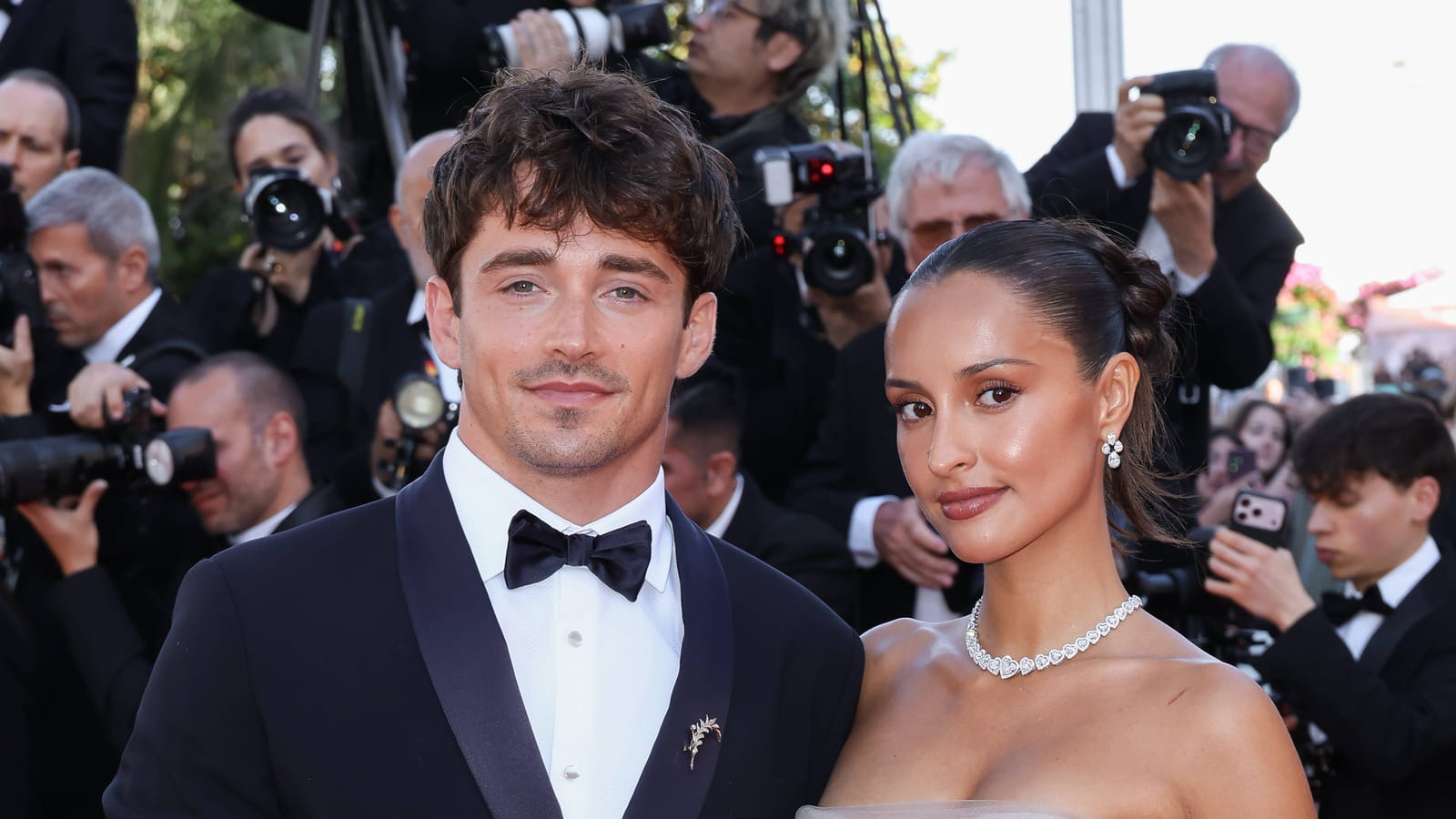 Charles Leclerc et Alexandra Saint-Mieux