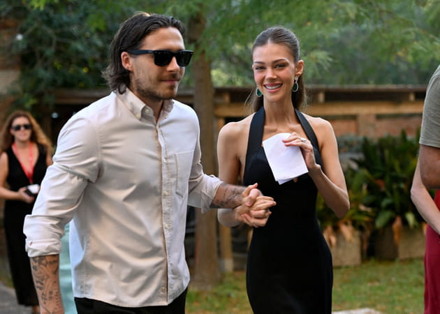 Brooklyn Beckham, fier de sa femme Nicola Peltz &agrave; la Mostra de Venise