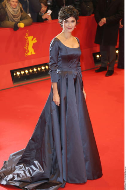Audrey Tautou en robe longue de gala