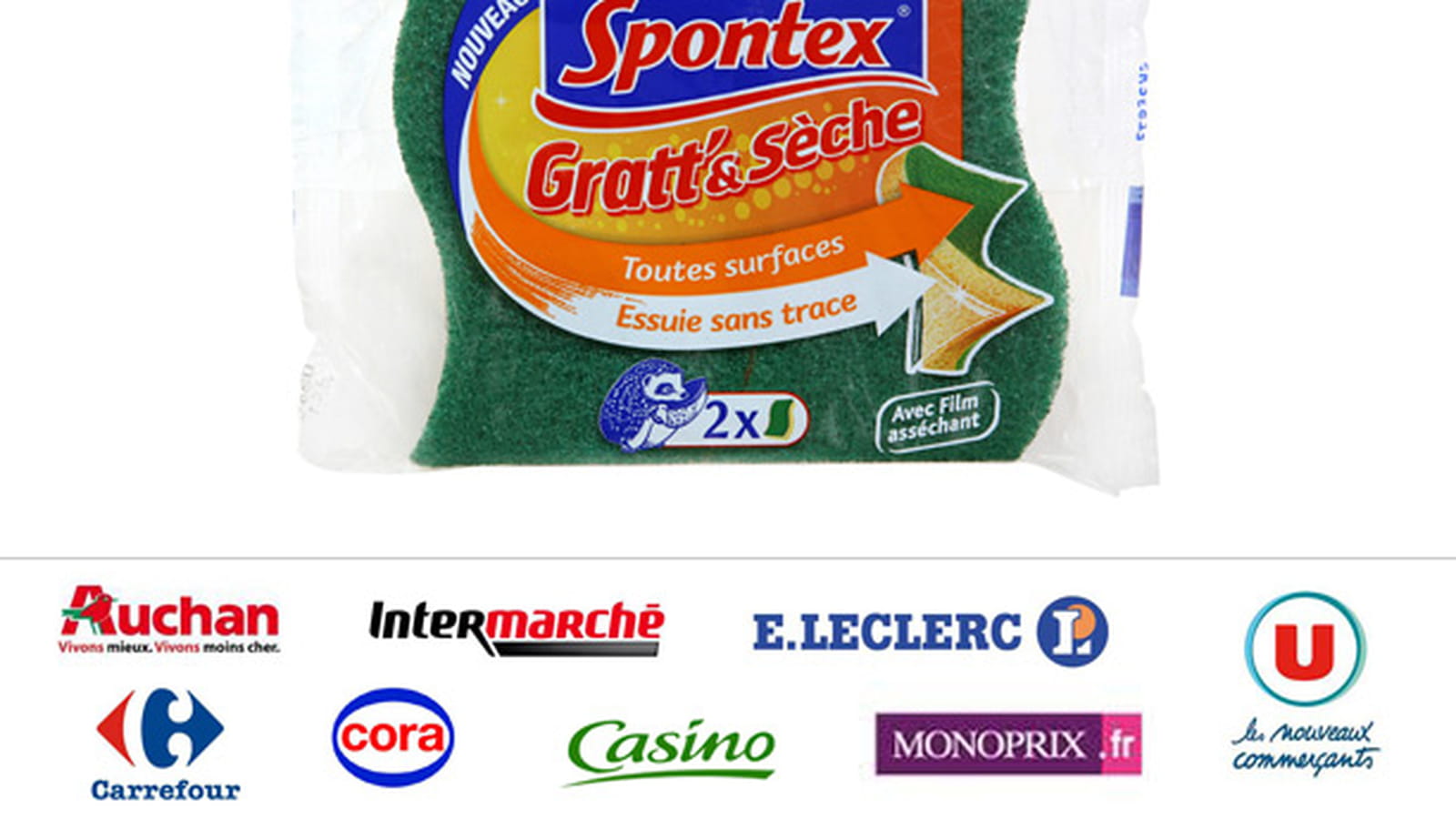 Gratt'&sèche, Spontex 