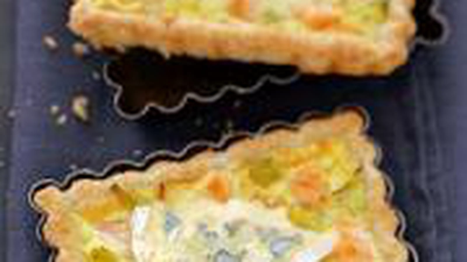 Tarte Bresse Bleu saumon poireau