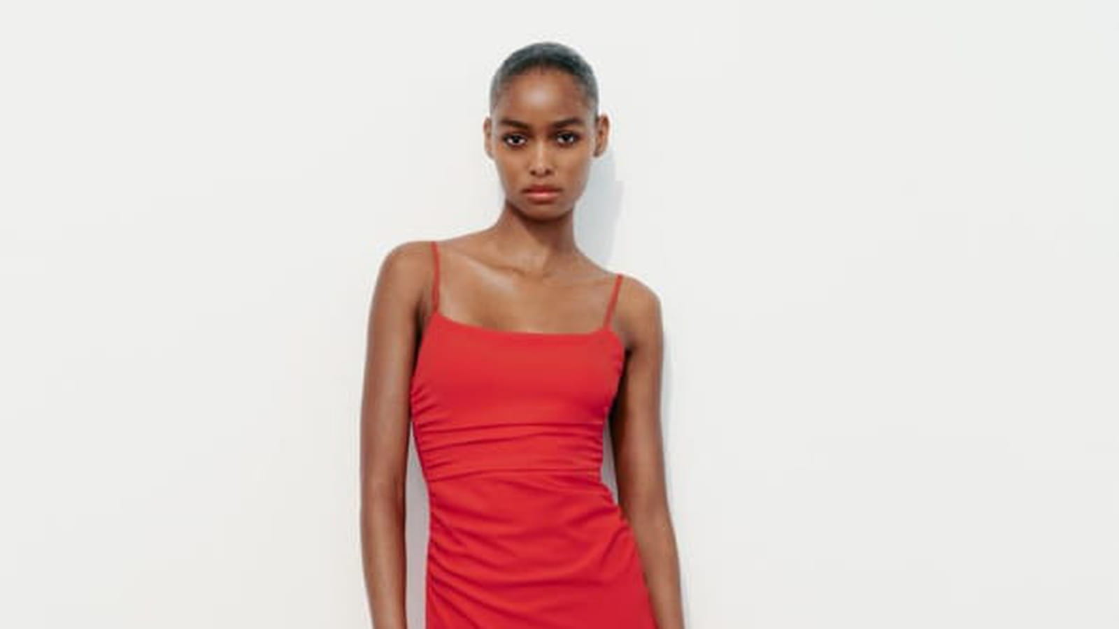 Robe drapée Zara