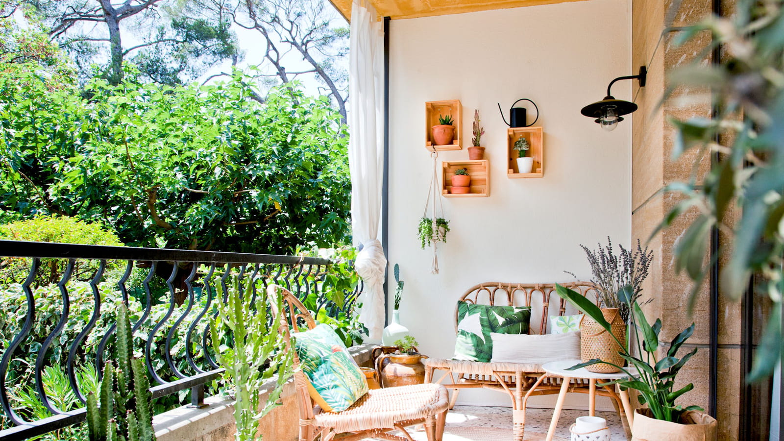 Sur la terrasse