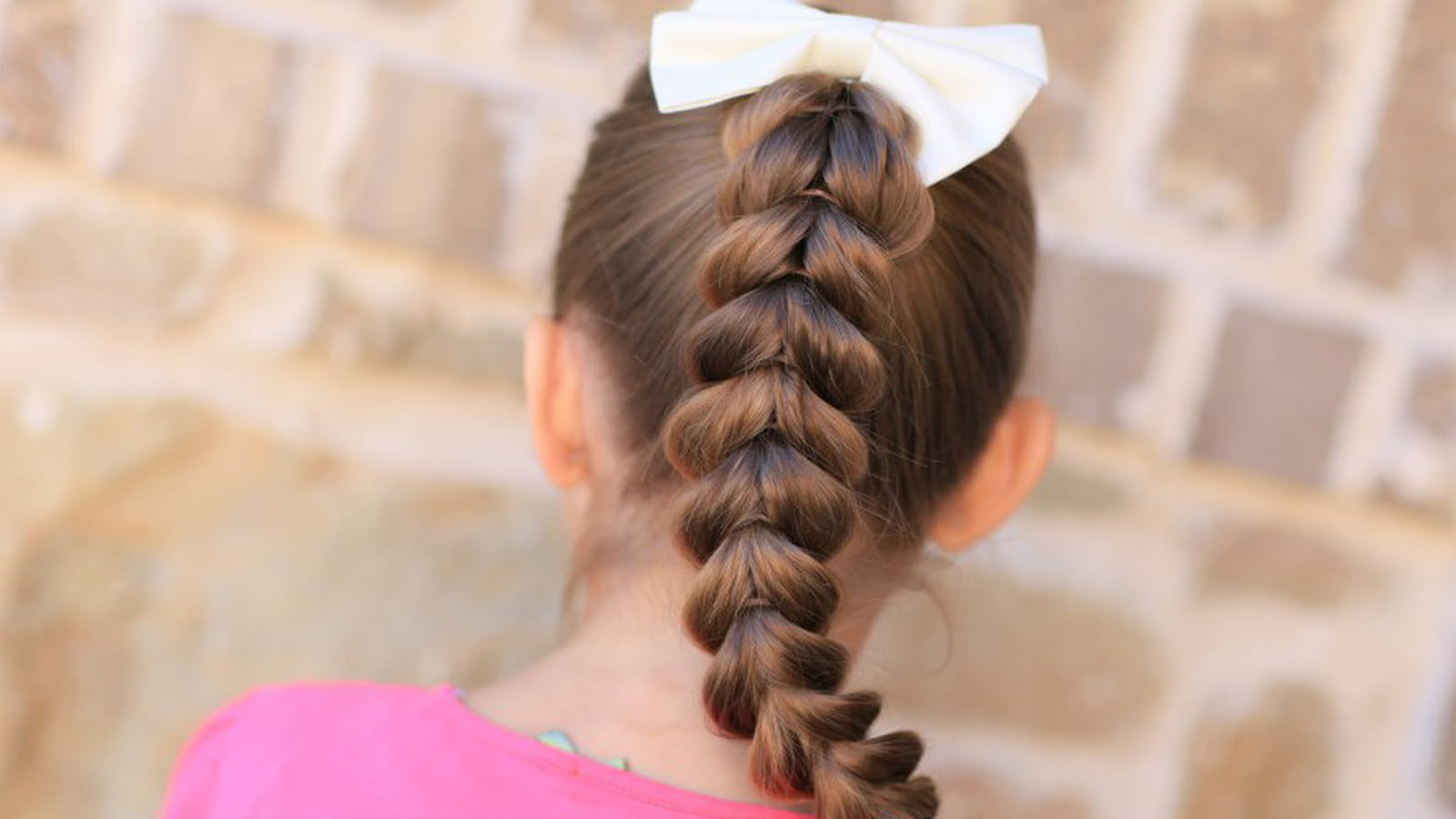 Une "tresse" en épi originale