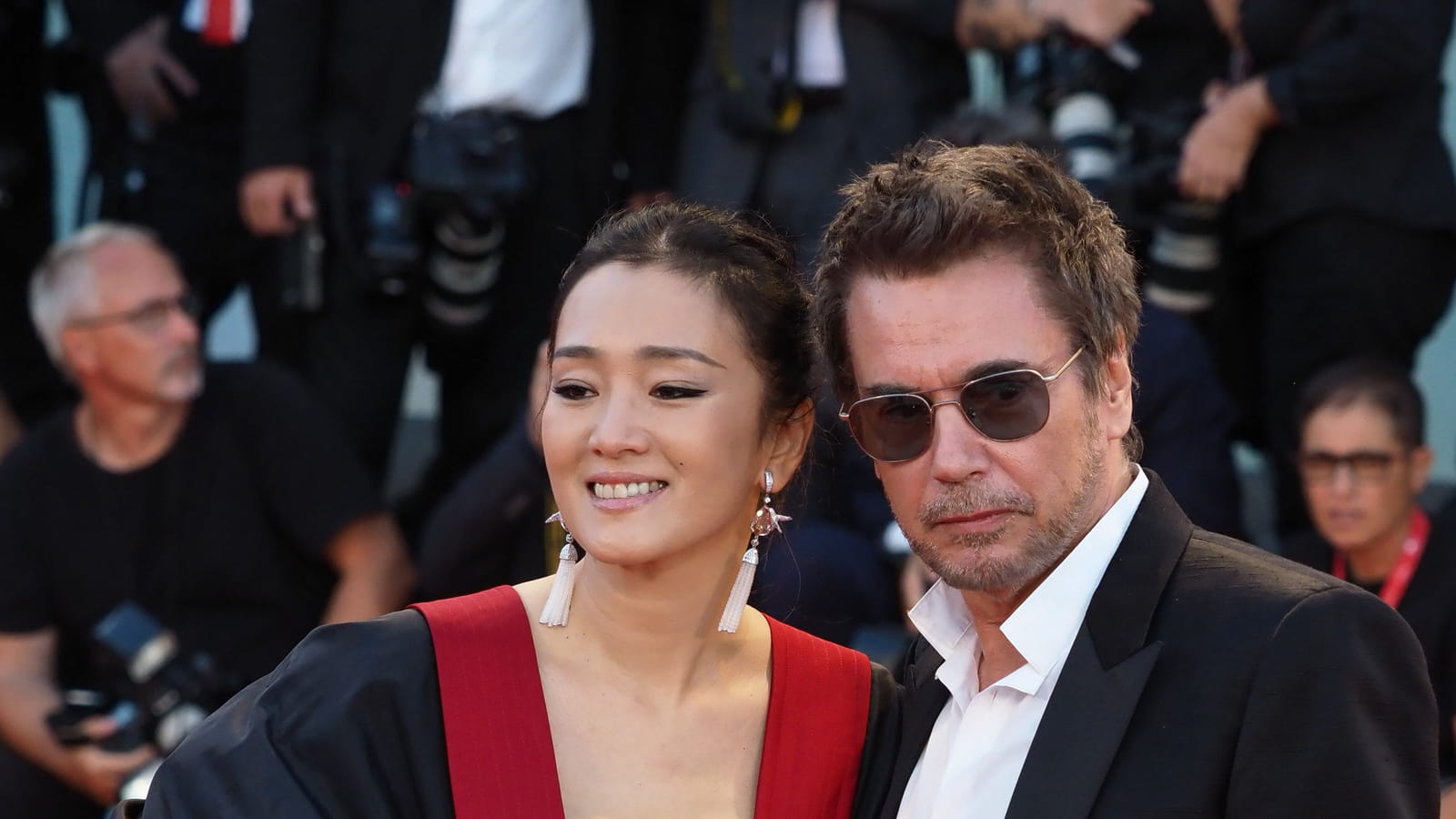 Gong Li et Jean-Michel Jarre