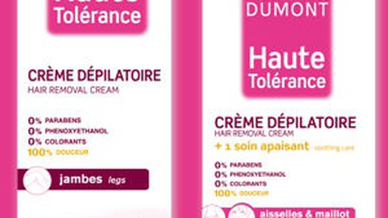 Les crèmes dépilatoires Haute Tolérance de Laurence Dumont