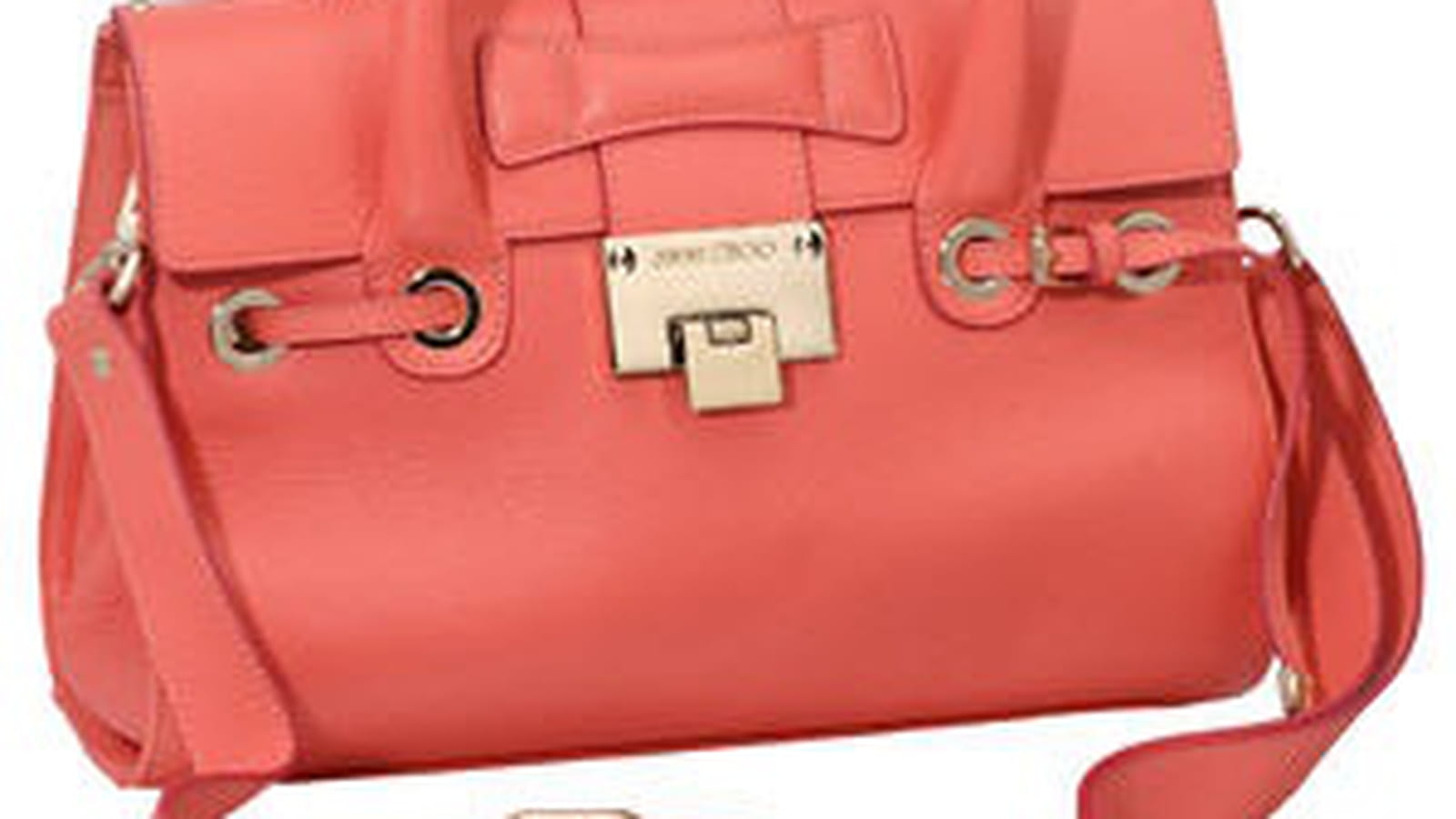 Sac "Rosalie S" corail de Jimmy Choo