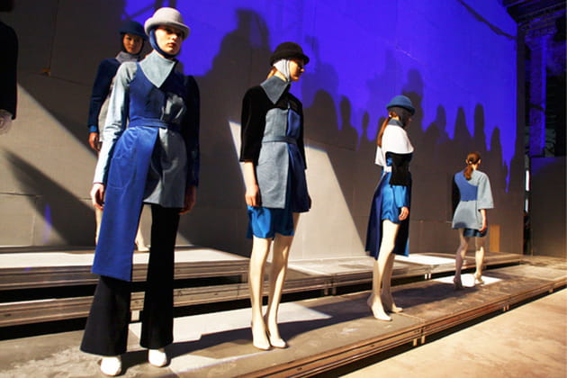 Dans les coulisses du défilé prêt-à-porter automne-hiver 2011-2012 d'Aganovich