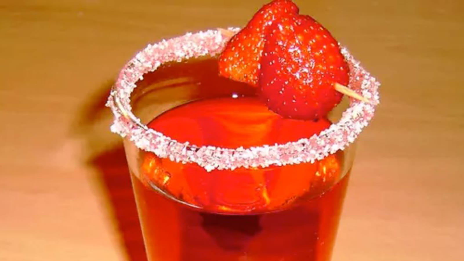 Cocktail aux fruits rouges