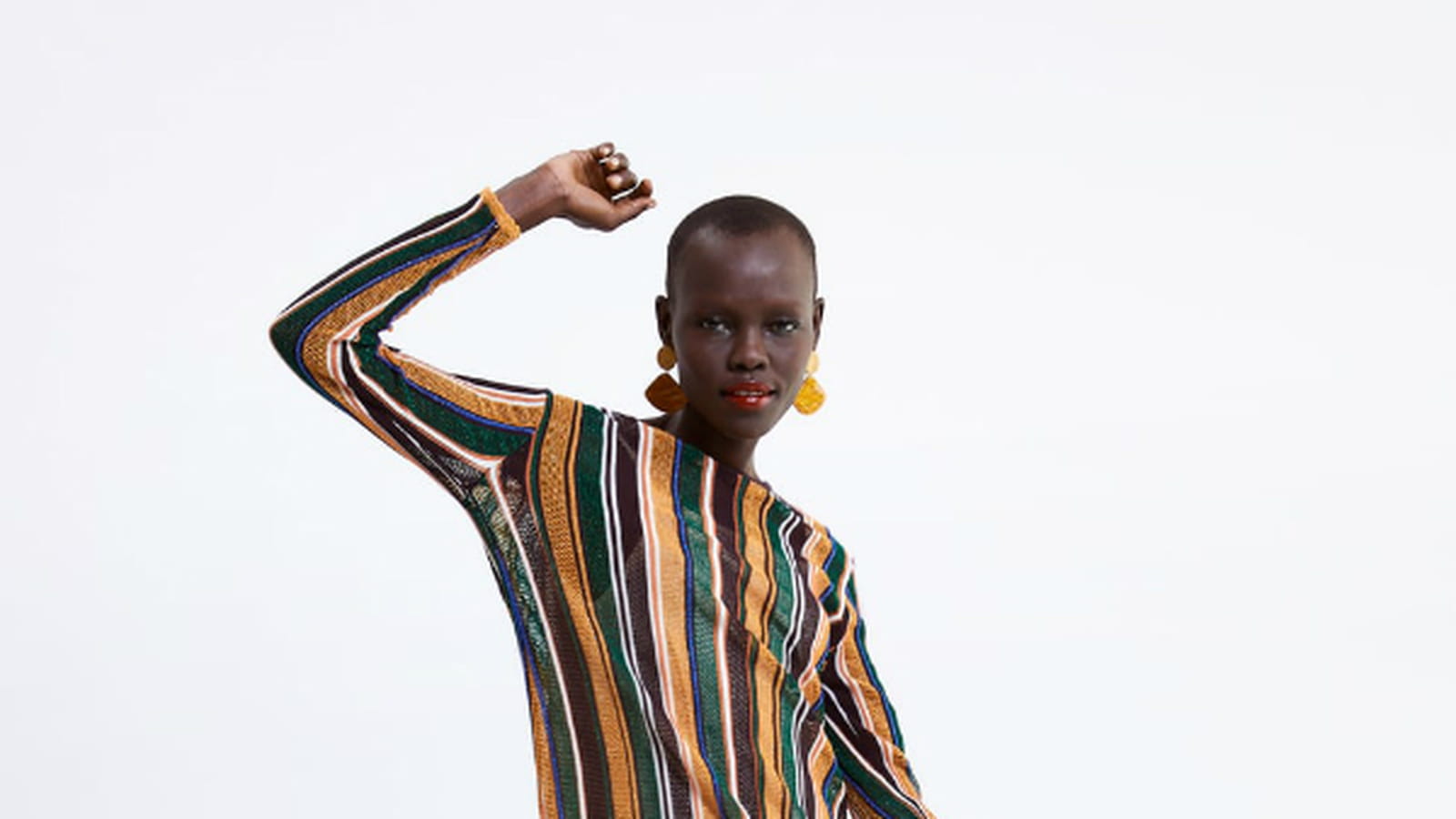 Robe rayée 