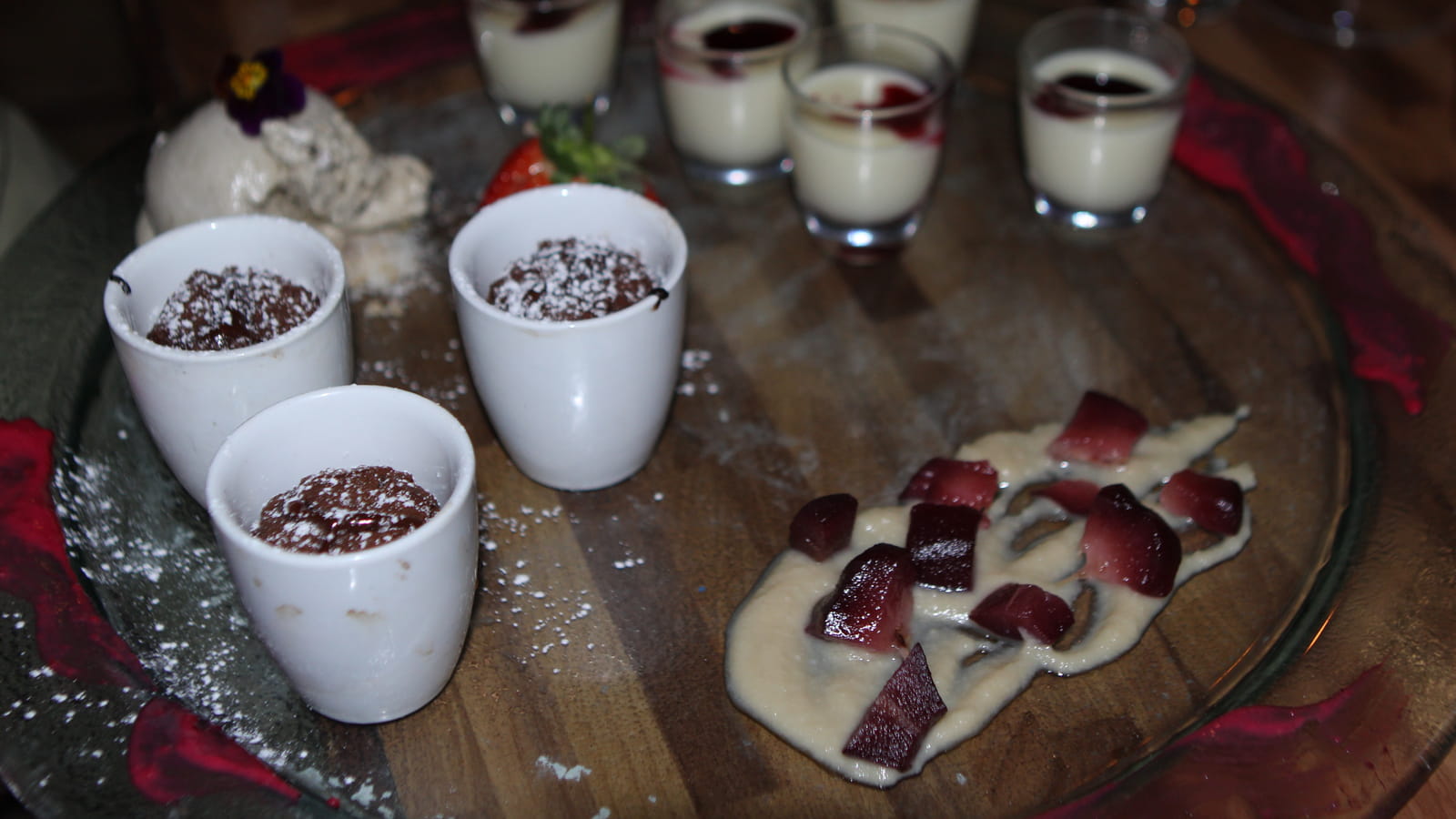 Trilogie de desserts