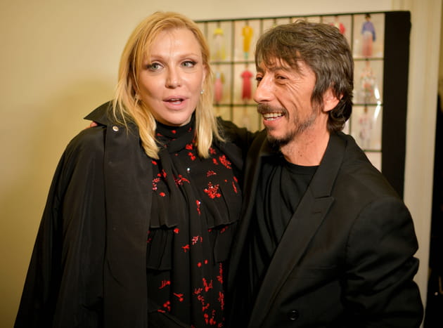 Courtney Love et Pierpaolo Piccioli au d&eacute;fil&eacute; Valentino
