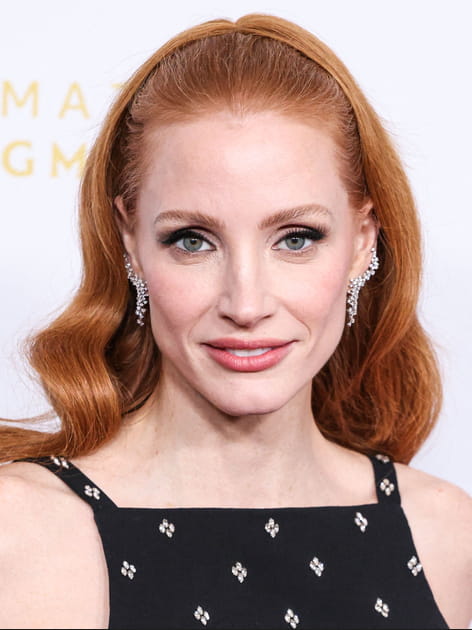 Jessica Chastain est plus glamour que jamais avec sa chevelure de sir&egrave;ne
