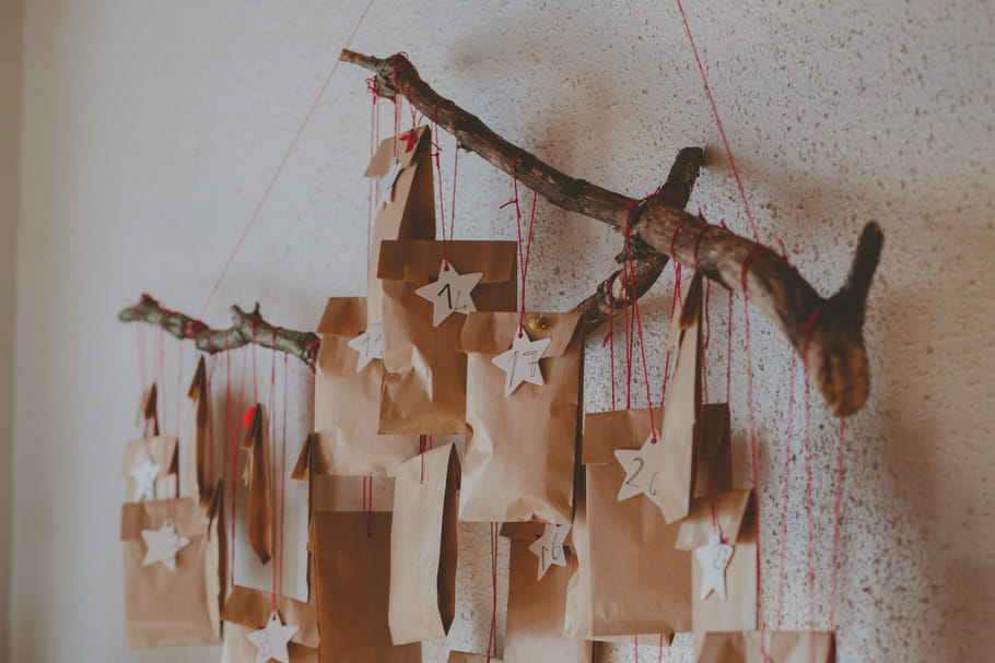 DIY : un calendrier de l'Avent 100 % nature