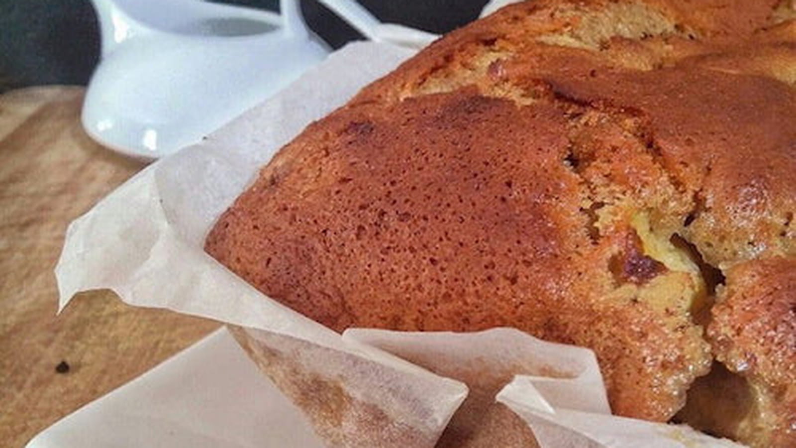 Pain d'épices à la banane et au café