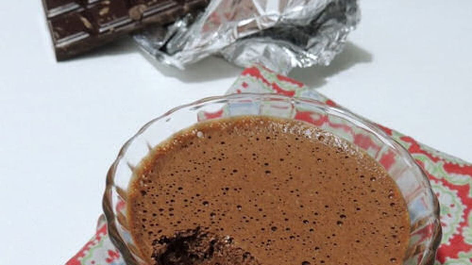 Mousse au chocolat à l'absinthe