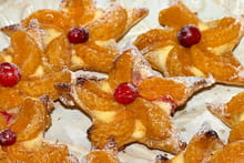 Étoiles feuilletées aux mandarines confites : Etape 1