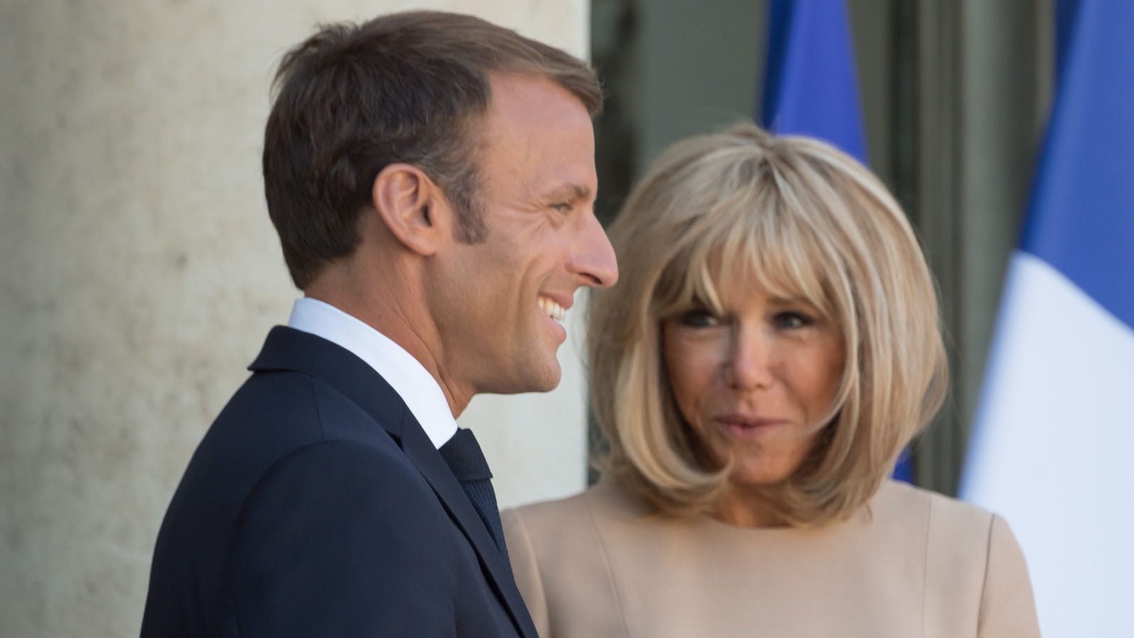 Emmanuel et Brigitte Macron