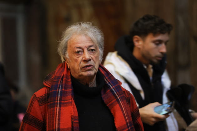 Herv&eacute; Vilard, aper&ccedil;u &agrave; la messe hommage &agrave; Brigitte Bardot