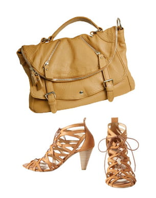 le sac de texto et les sandales de caroll 