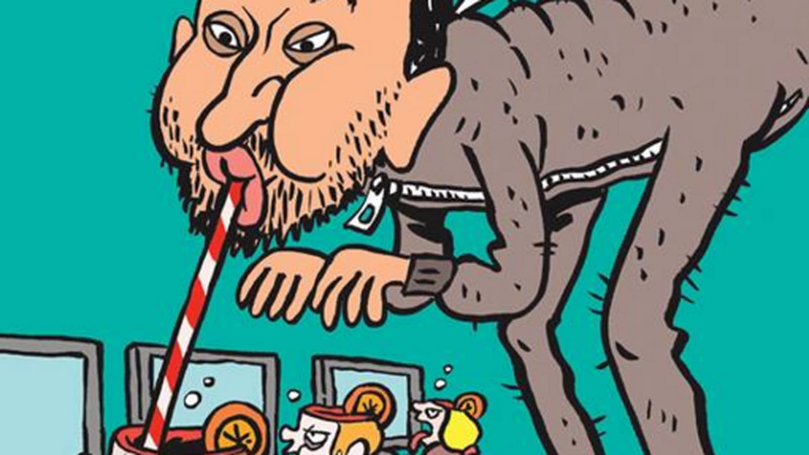 Cyril Hanouna par Charlie Hebdo