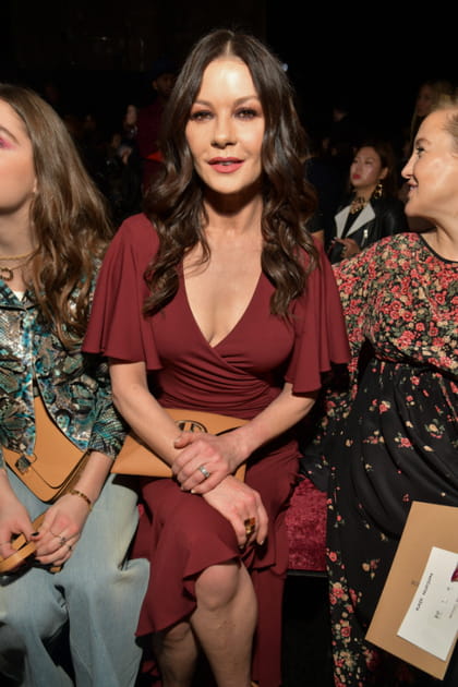 Catherine Zeta-Jones au d&eacute;fil&eacute; Michael Kors