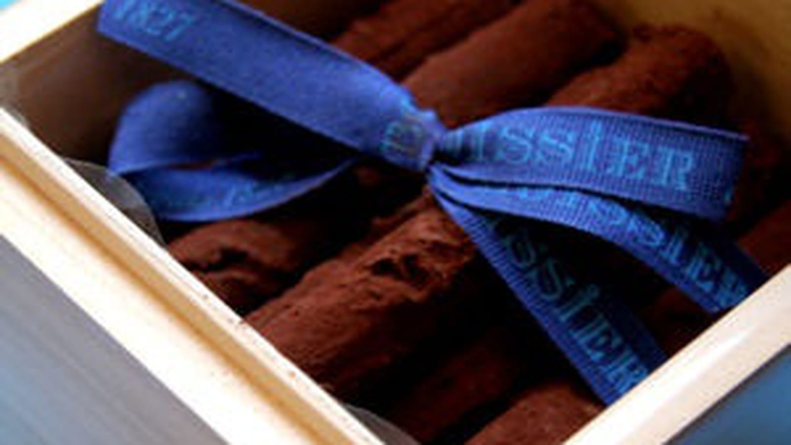 Boîte à cigares en chocolat de la Maison Boissier