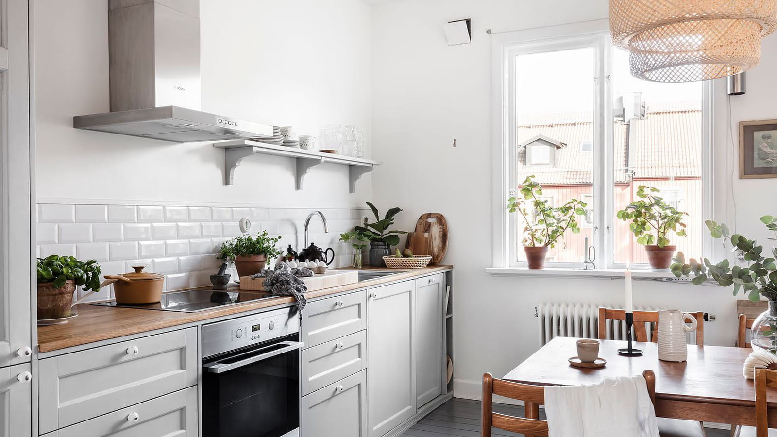 Meubles de cuisine gris 