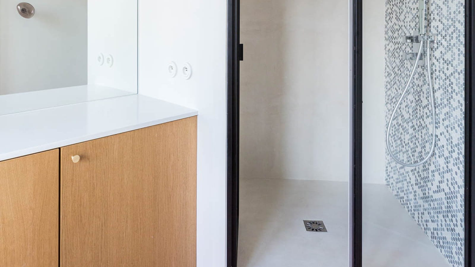 Salle de bains style verrière