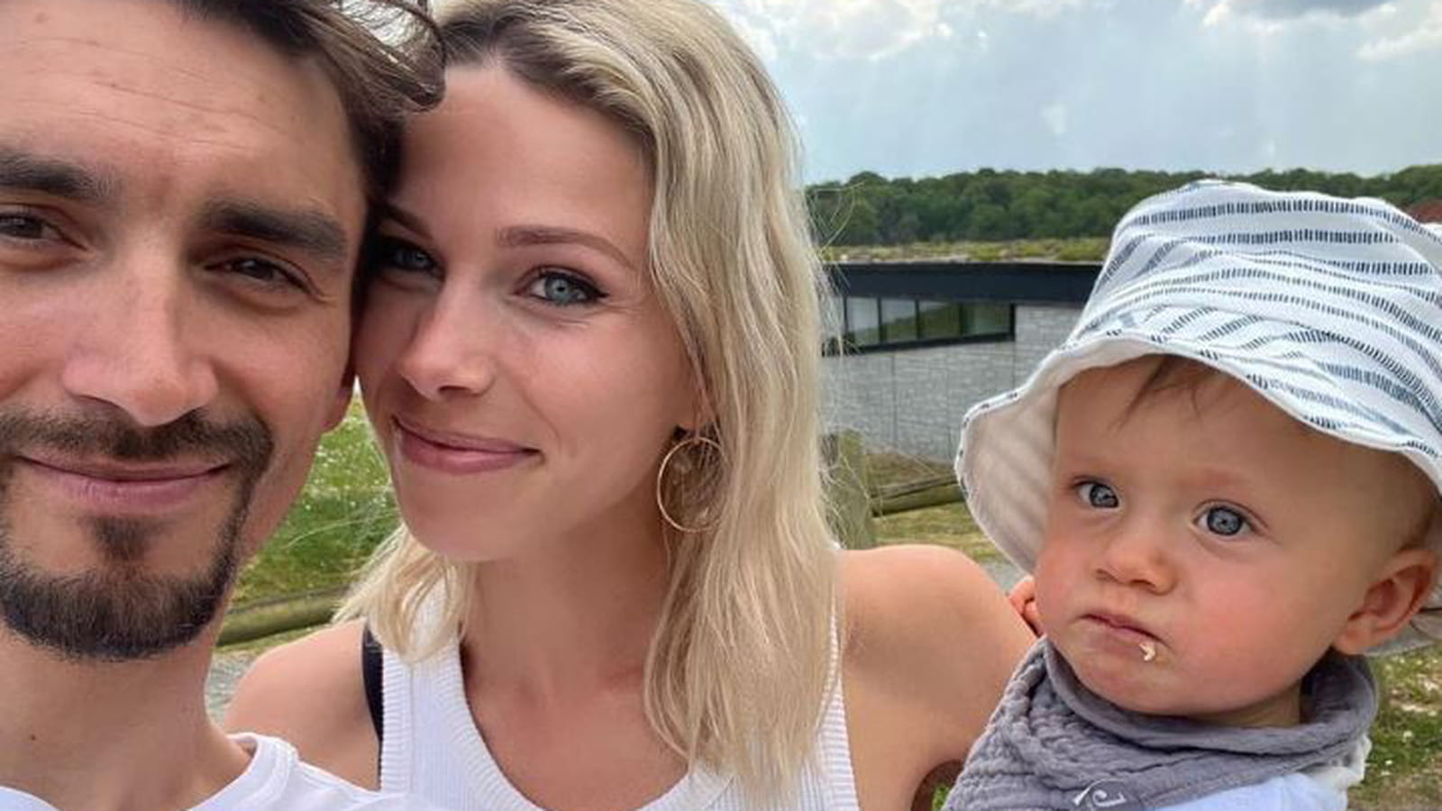 Julian Alaphilippe, Marion Rousse et leur fils Nino