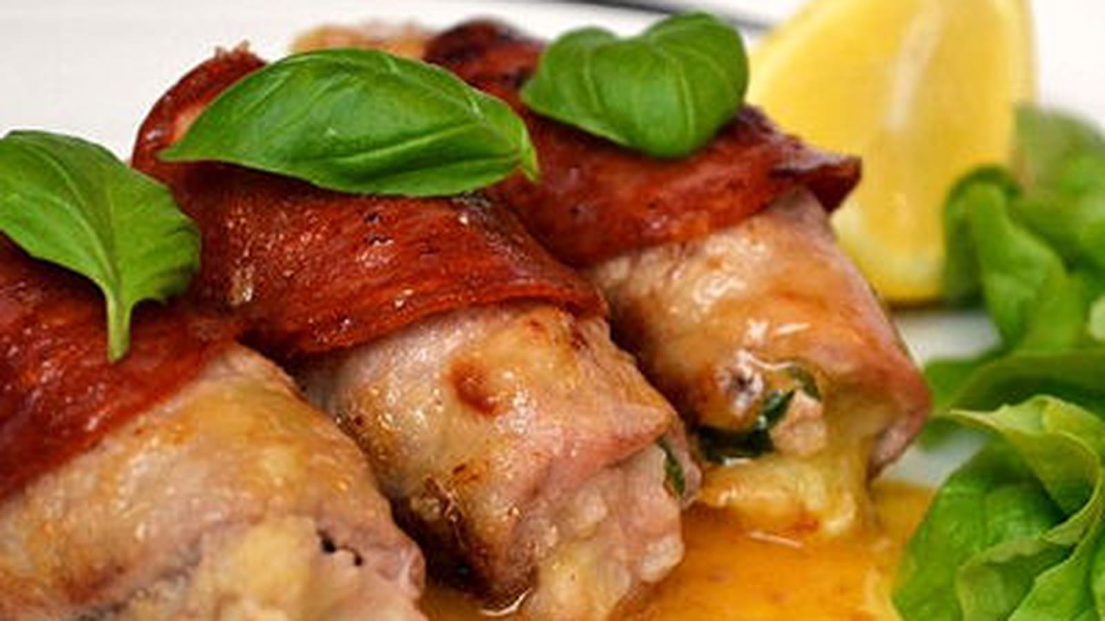 Involtini de veau chorizo pommes de terre