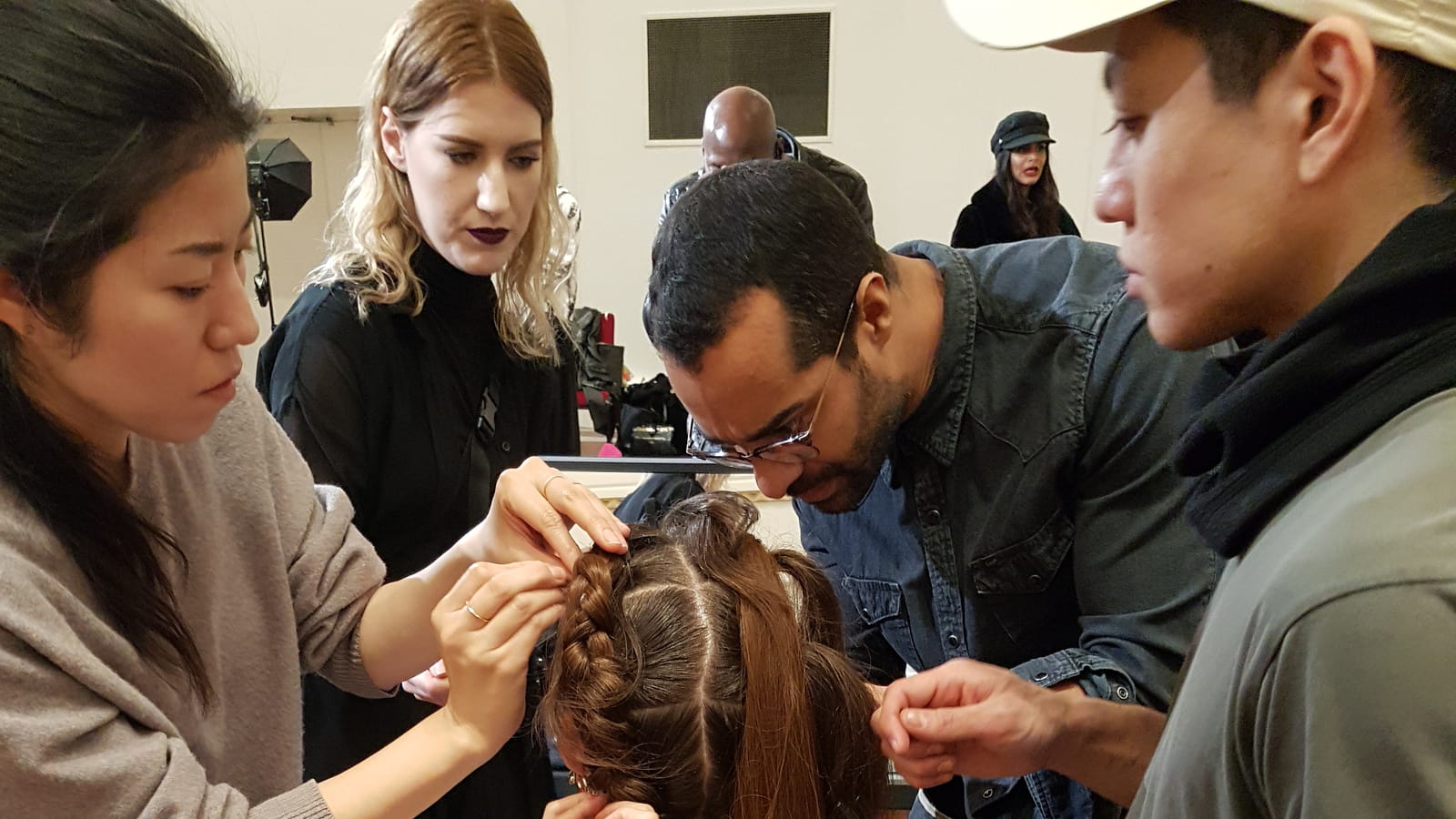 Une coiffure qui demande de la technique 
