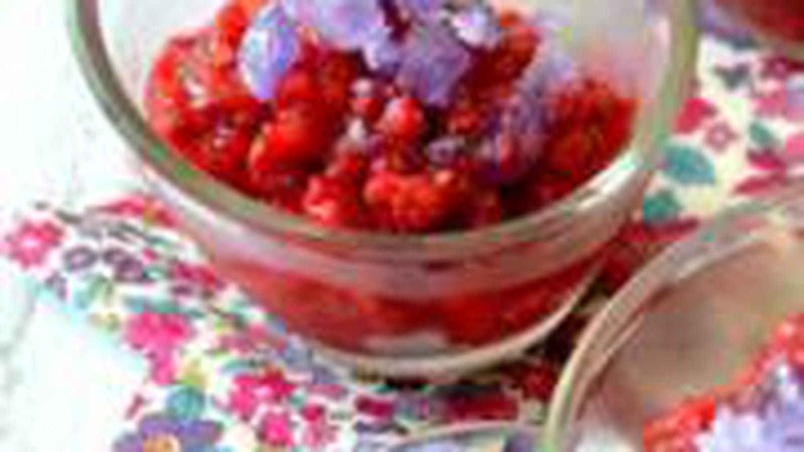 Kir granité vanillé framboise violette